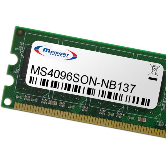 Bild von Memorysolution Memory (1 x 4GB), RAM Modellspezifisch