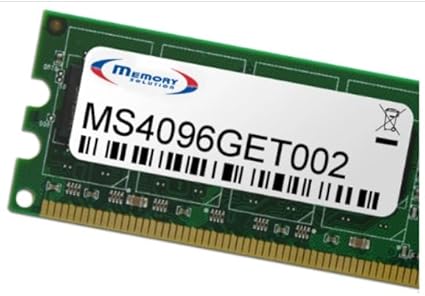 Bild von Memorysolution - DDR3 - Modul - 4 GB - SO DIMM 204-PIN - ungepuffert - non-ECC - für Getac X500, X500 Basic, X500 Mobile Server, X500 Server