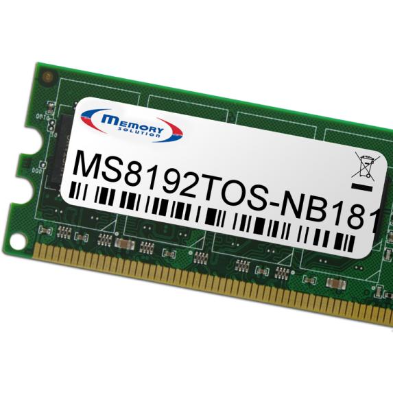 Bild von Memorysolution 8GB Toshiba Satellite C75-A series (1 x 8GB), RAM Modellspezifisch