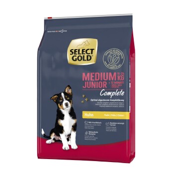Bild von SELECT GOLD Complete Medium Junior Huhn 4 kg