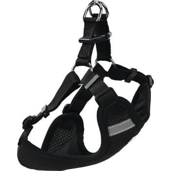 Bild von AniOne Mesh-Geschirr schwarz 28 cm, 40 cm