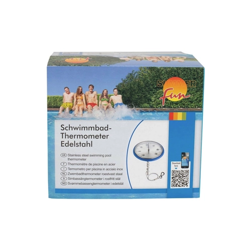 Bild von Schwimmthermometer Edelstahl von Summer Fun – Präzision für Ihren Pool