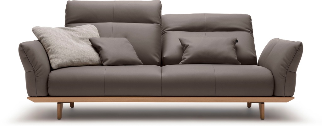 Bild von Creation BY ROLF BENZ 3-Sitzer "hs.460", Sockel in Eiche, Füße Eiche natur, Breite 208 cm