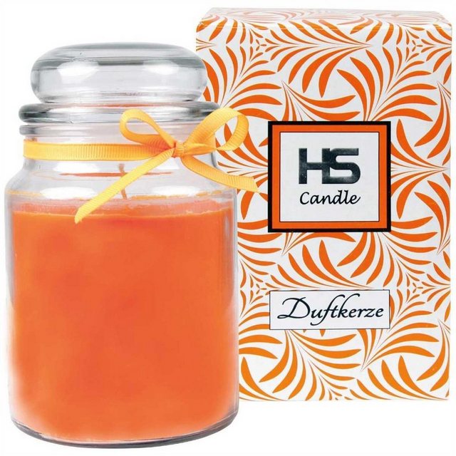 Bild von HS Candle Duftkerze (Dekokerze, 1-tlg), Kerze im Bonbonglas, Jar-Candle mit ca. 110 Std. Brenndauer