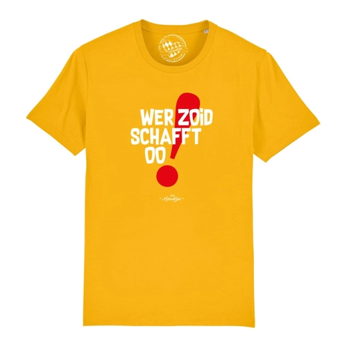 Bild von Bavariashop Bayerisches Herren T-Shirt Wer zoid, schafft oo! - XL - weiß