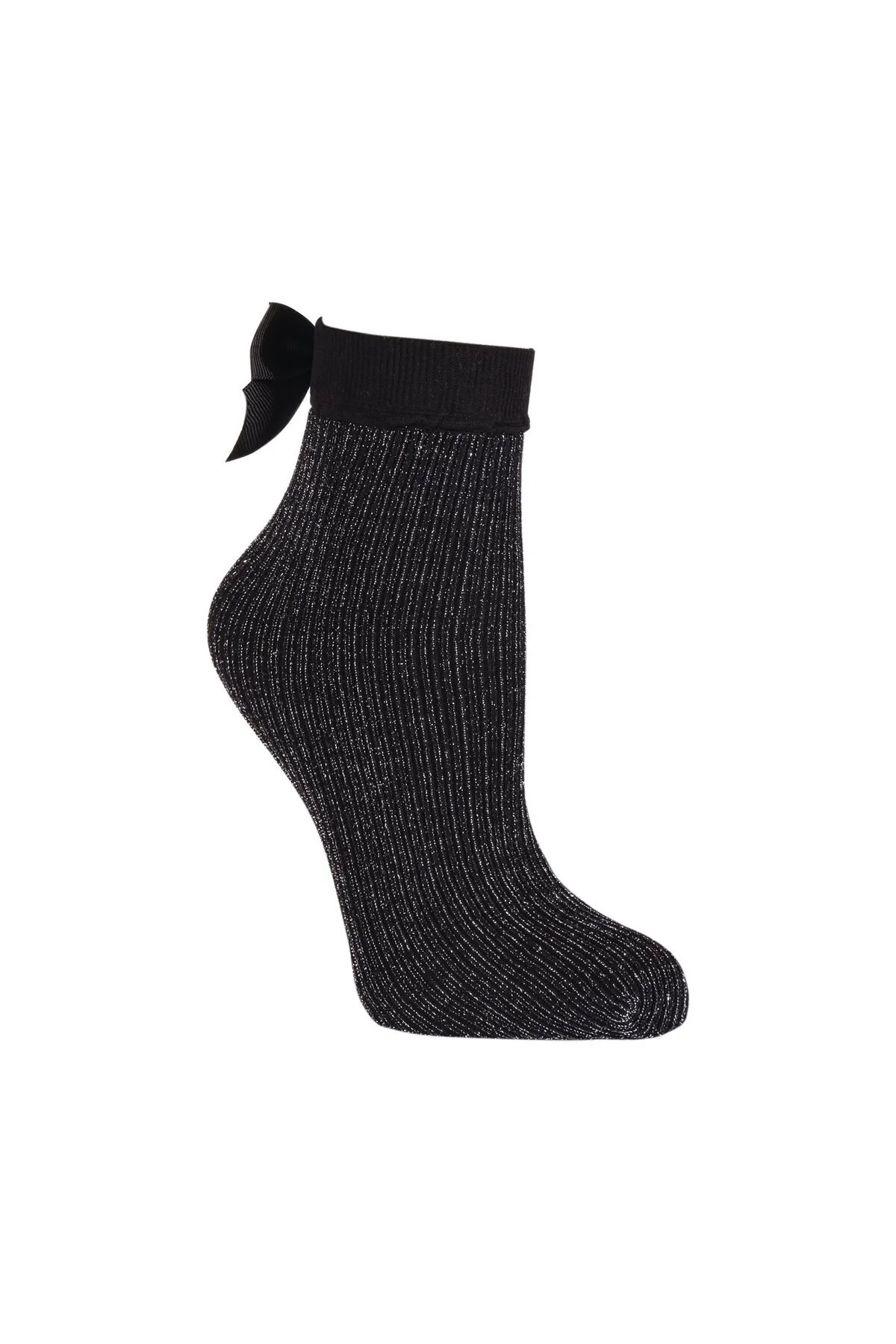 Bild von SUWEN Schicke Lurex-socken für Damen - Standard