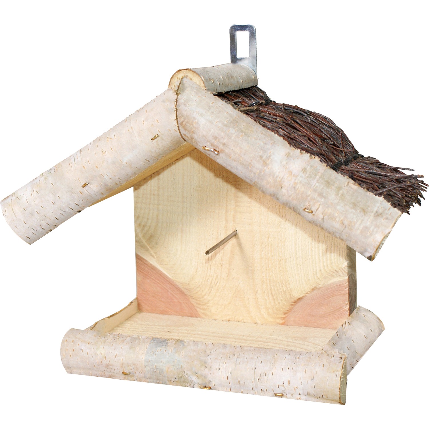 Bild von Vogelfutterstation Reisigdach 9 cm x 19 cm