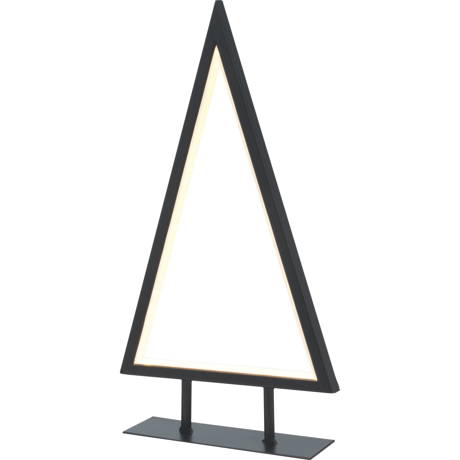 Bild von LED-Tanne 43 cm x 23 cm x 7 cm Schwarz