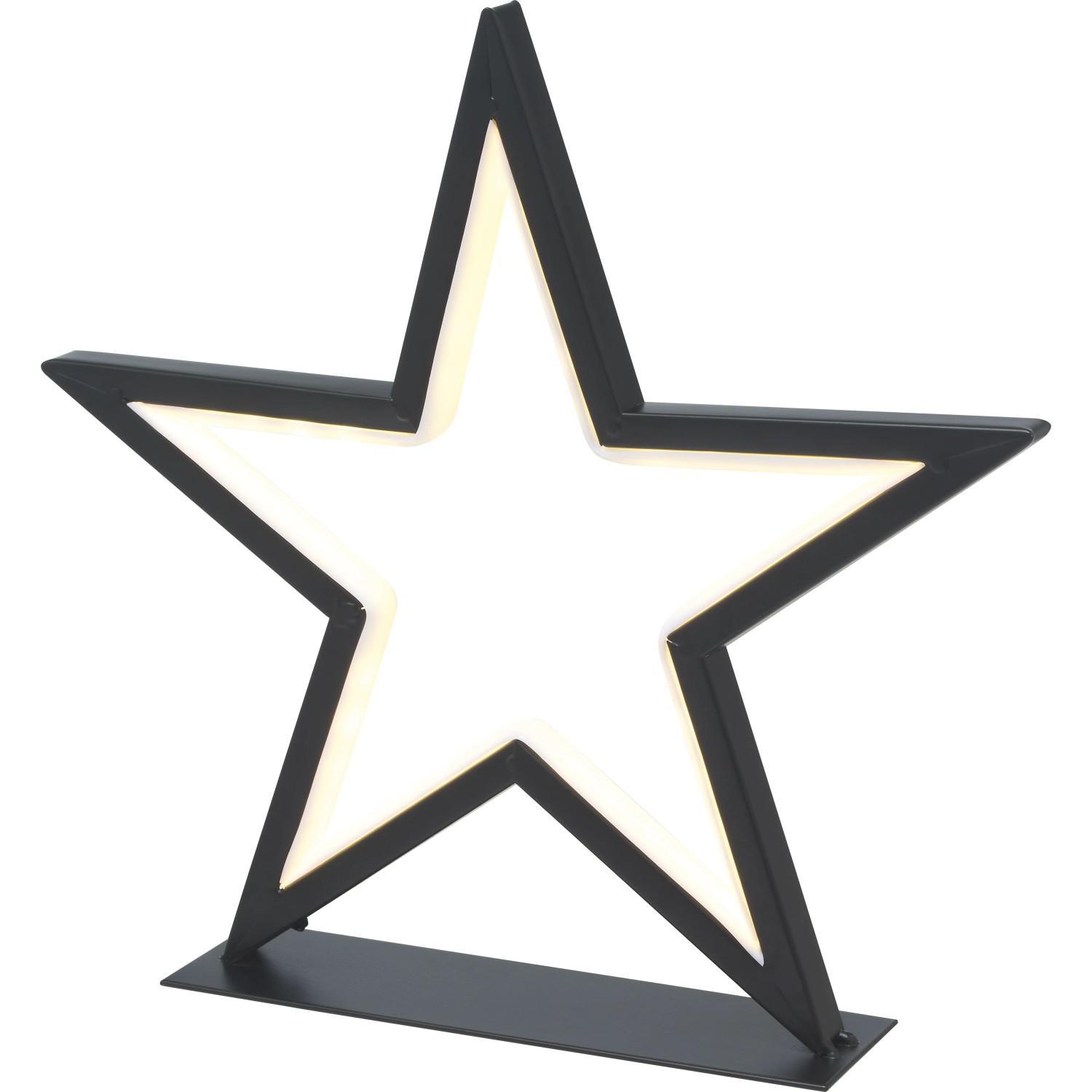 Bild von LED-Stern 32,5 cm x 34,5 cm x 7 cm Schwarz