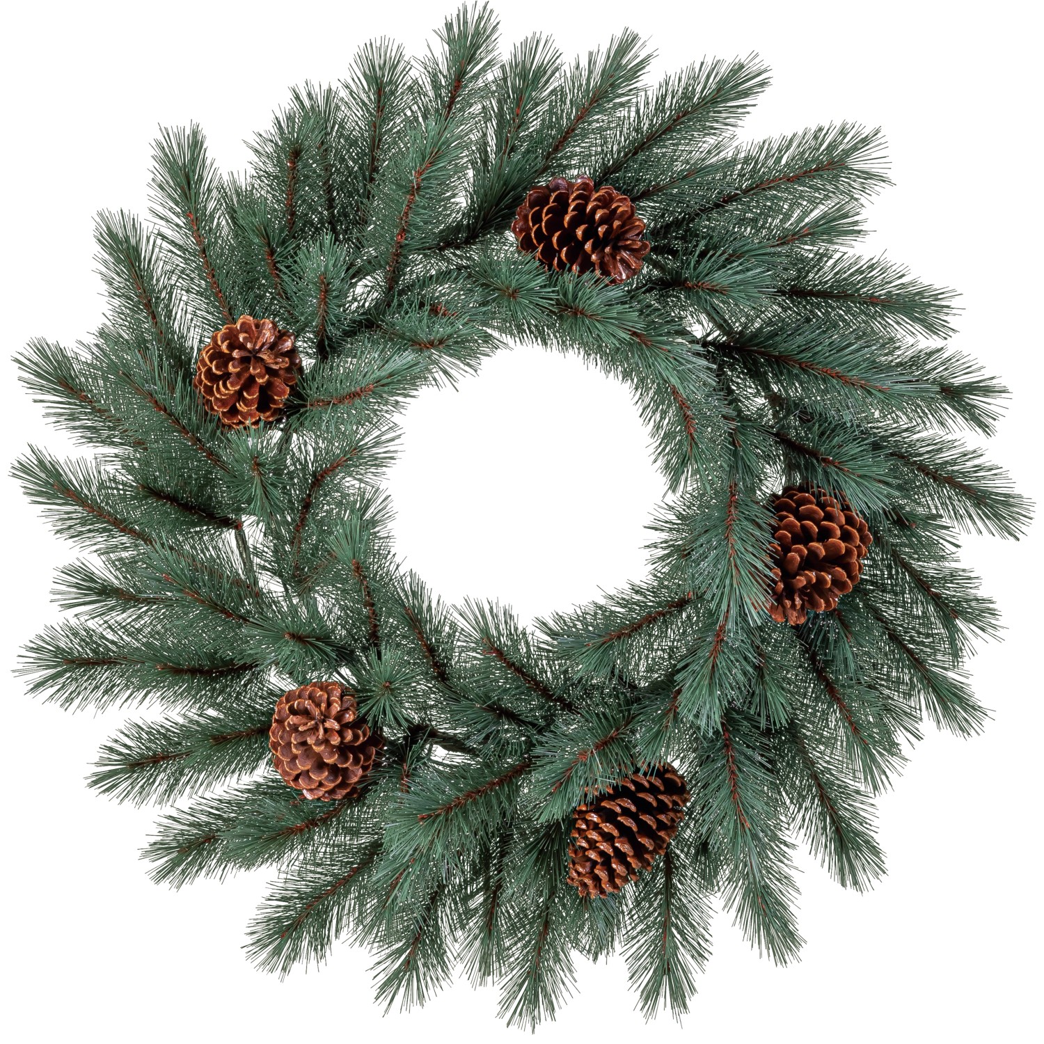 Bild von Weihnachtskranz Ø 60 cm x 15 cm Grün