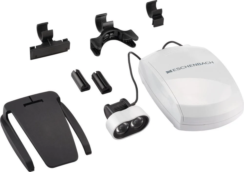 Bild von ESCHENBACH OPTIK headlightLED individuelle Beleuchtung, Zubehör für Kopfbandlupe laboCOMFORT, Lupenbrille maxDETAIL und Leseglas combiPLUS