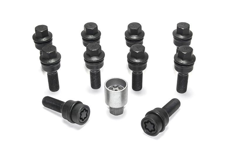 Bild von H&R Spezialfedern Radschraube Felgenschloss-Set M14 mit beweglichem Kugelbund R14mm B1454507ASET