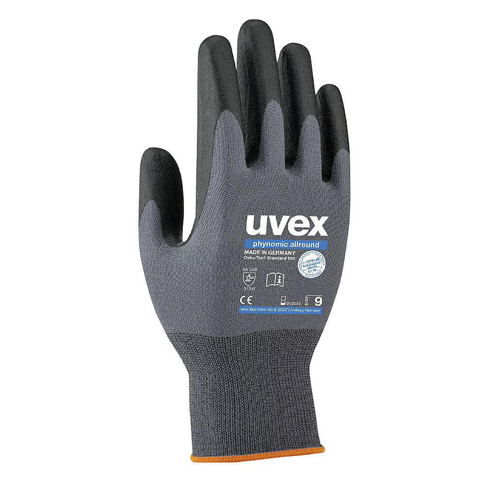 Bild von uvex Schutzhandschuhe phynomic allround Allroundhandschuh 10Paar Made in Germany Größe:8