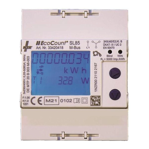 Bild von NZR EcoCount SL 33420218 - Vielseitiger Elektrizitätszähler für anspruchsvolle Anwendungen