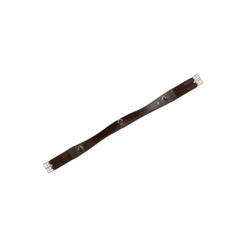 Bild von 4Horses Leder-Sattelgurt geschweift kastanie braun 1,25 m