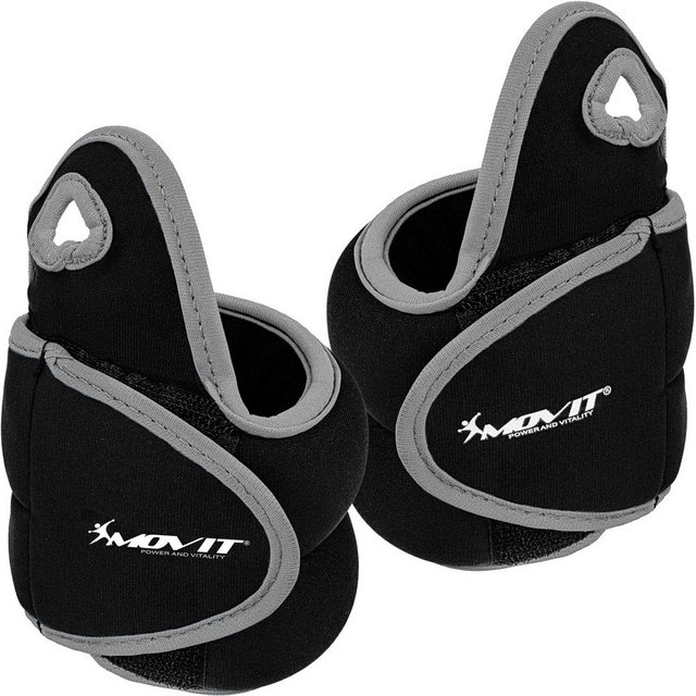 Bild von MOVIT Gewichtsmanschette 2er Set Neopren Gewichtsmanschetten, (Set, 2er Set), mit Daumenschlaufen, von 0,5 kg - 2,0 kg, 3 Farbvarianten