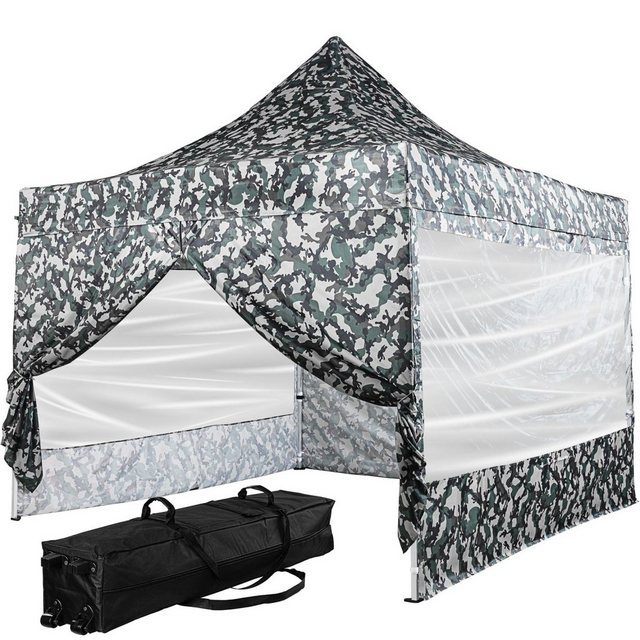 Bild von INSTENT Faltpavillon Pro 3x3 m Aluminium Pavillon Partyzelt, (inkl. Trolley), wasserabweisend, UV-Schutz 50+, Farb- und Modellwahl