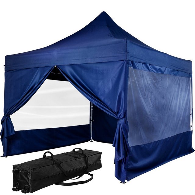 Bild von INSTENT Faltpavillon Pro 3x3 m Aluminium Pavillon Partyzelt, (inkl. Trolley), wasserabweisend, UV-Schutz 50+, Farb- und Modellwahl