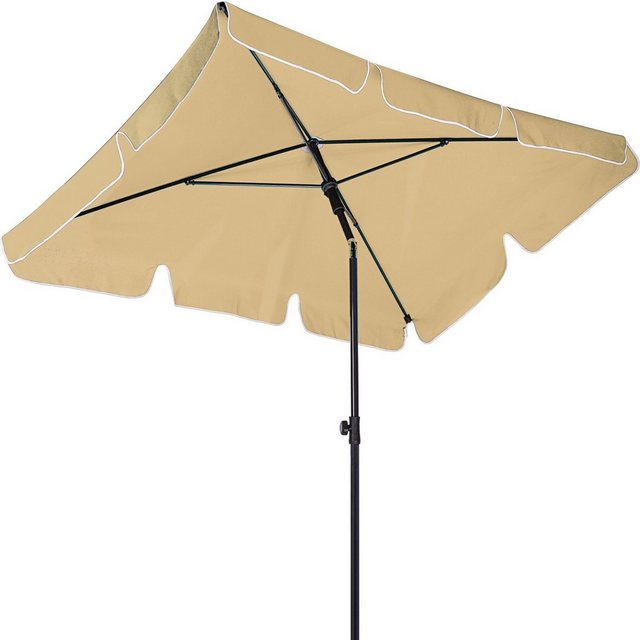 Bild von STILISTA Sonnenschirm Strandschirm Balkonschirm Terrassenschirm Schirm, LxB: 125,00x200,00 cm, 200 x 125 cm, UV 30+, Neigungswinkel, Farbwahl, inklusive Schutzhülle