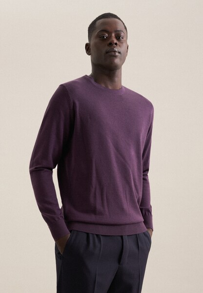 Bild von seidensticker Strickpullover, Rundhals Uni