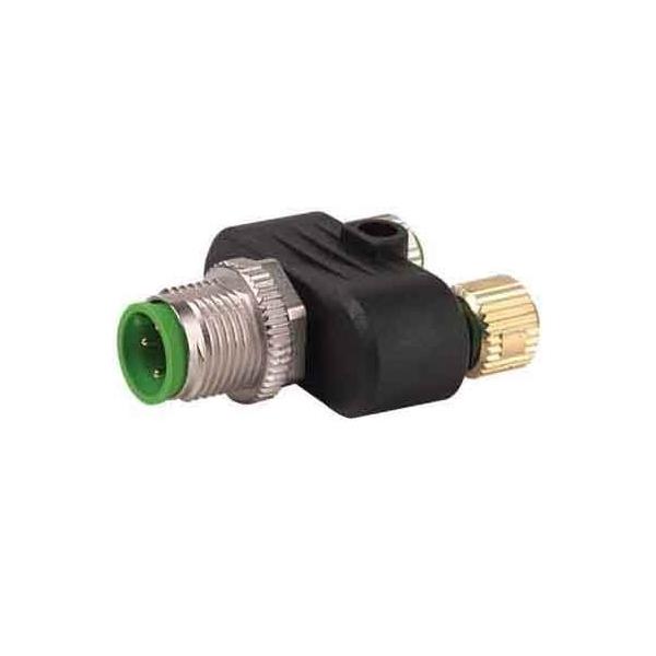 Bild von Murr Elektronik Murrelektronik T-Stück M12 Stecker ger. auf M12 Buchse Ger, Elektronikkabel + Stecker