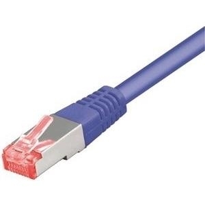 Bild von Tecline Fröhlich + Walter - Patch-Kabel - RJ-45 (M) - RJ-45 (M) - 15 m - SSTP-Kabel - CAT 6 - halogenfrei - Violett (71515V)