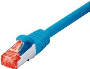 Bild von Tecline Fröhlich + Walter - Patch-Kabel - RJ-45 (M) - RJ-45 (M) - 30 m - SSTP-Kabel - CAT 6 - halogenfrei - Blau (71530B)