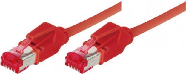 Bild von Industrie-Patchkabel S/FTP, PiMF, CAT.6A EIA/TIA, Class EA, rot, 25,0 m Ölbeständiges Spezialkabel für Industrie-Einsatz, für 10 Gigabit/s, mit Draka-Kabel und Hirosesteckern TM21 (77925R)