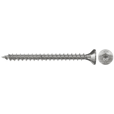 Bild von Fischer 657048 Senkkopfschrauben 4.5mm 30mm Sechsrund galvanisch verzinkt 200St.