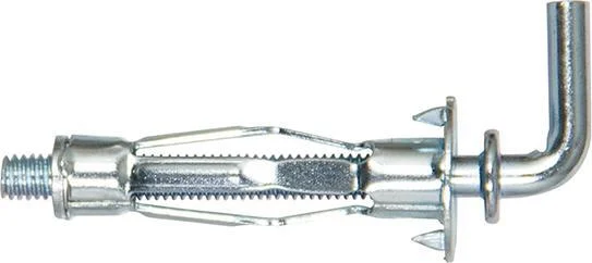 Bild von fischer HM 5 x 65 H - Hohlraum-Metalldübe mit Winkelhaken zum Befestigen von Bildern, Gardinenschienen in Plattenbaustoffen - 50 Stück - Art.-Nr. 519781