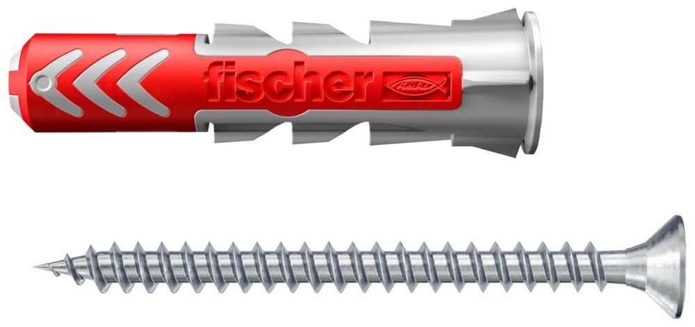 Bild von fischer DuoPower 8x40 S 2K Dübel mit Schrauben Ø 8 mm x 40 mm, 50 Stück