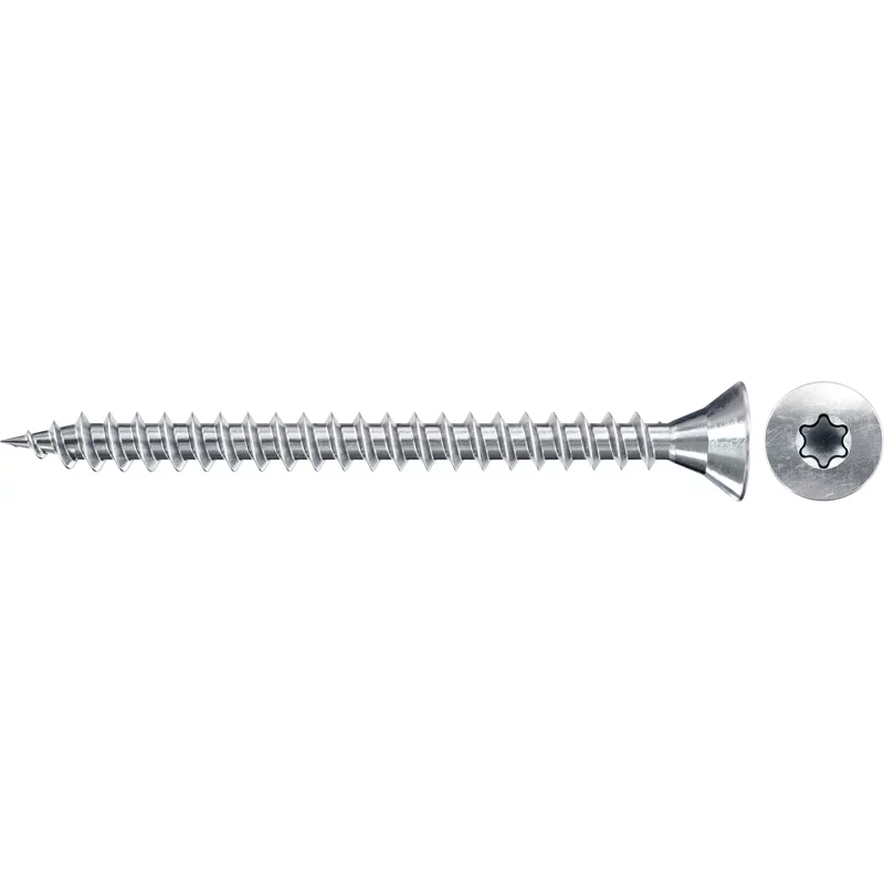 Bild von Fischer 551068 Spanplattenschrauben 3mm 20mm Sechsrund galvanisch verzinkt 1000St.