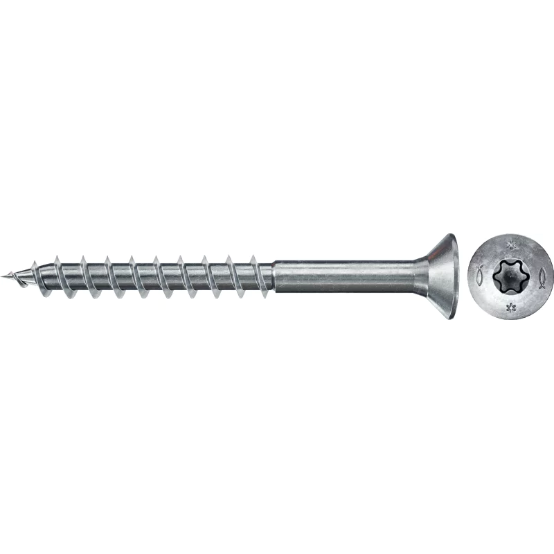 Bild von Fischer Power-Fast II 670017 Spanplattenschrauben 3mm 35mm T-Profil Stahl galvanisch verzinkt 500St.