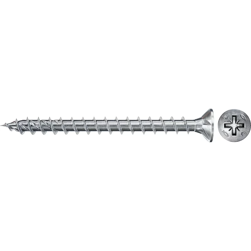 Bild von Fischer Power-Fast II CZF 670115 Spanplattenschrauben 3.5mm 40mm Kreuzschlitz Pozidriv Stahl galvani