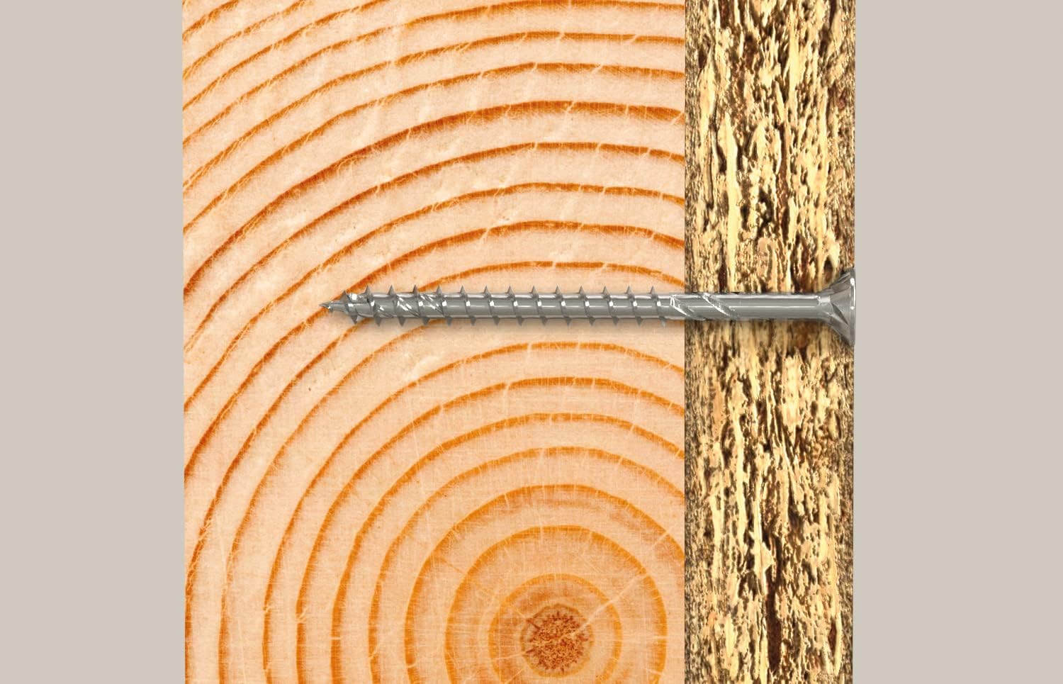 Bild von fischer PowerFast II CZP 4,0 x 40, Spanplattenschraube (100 Stk.) mit Teilgewinde, Senkkopfschraube mit Kreuzschlitz, Schraube für Holzverarbeitung, reduziert Einschraubwiderstand & Einschraubzeit