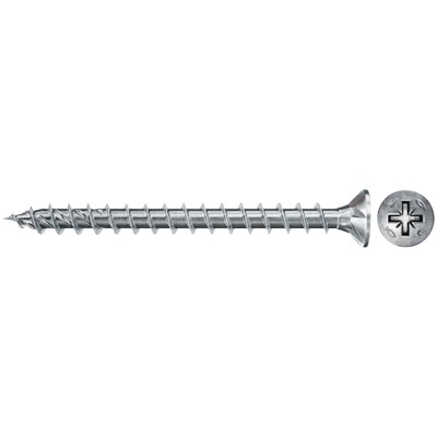 Bild von Fischer Power-Fast II CZF 670491 Spanplattenschrauben 6mm 35mm Kreuzschlitz Pozidriv Stahl galvanisc