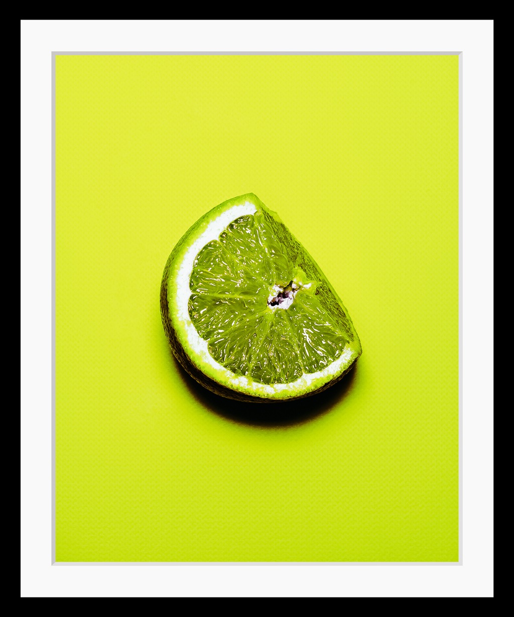 Bild von queence Bild »Ulrike«, Obst-Obst Bilder-Kunst-Lebensmittel, HD Premium Poster-Druck inkl. Holzrahmen