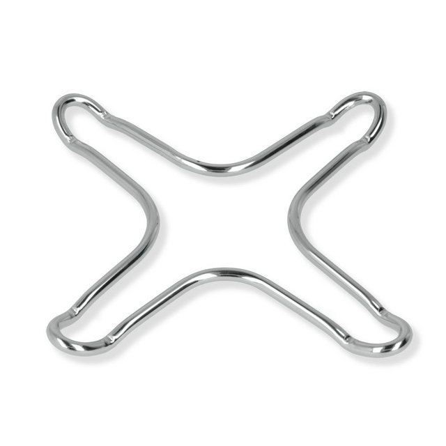 Bild von Metaltex Topfuntersetzer, Set, 6-tlg., Gasherdaufsatz, verchromt, 10 x 10 cm