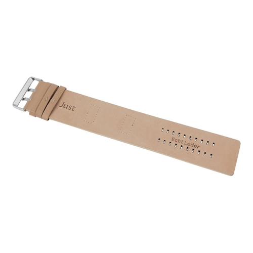 Bild von Just Watch Uhrenarmband – Beigefarbenes Echtleder für individuellen Stil