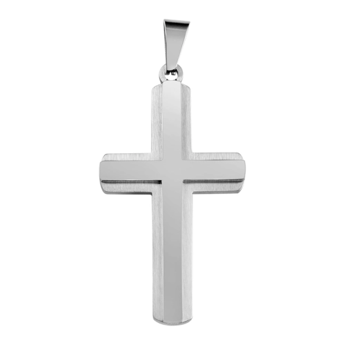 Bild von Akzent Damen-Kettenanhänger Edelstahl Kreuz 5020235