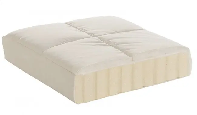 Bild von Pro Lana, Topper Matratzentopper LUNA Baumwolle 4 cm 160 × 200 cm, 4 cm hoch, Naturlatex