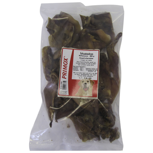 Bild von PRIMOX Hundesnack »Schweineohren«, Schwein, 800 g