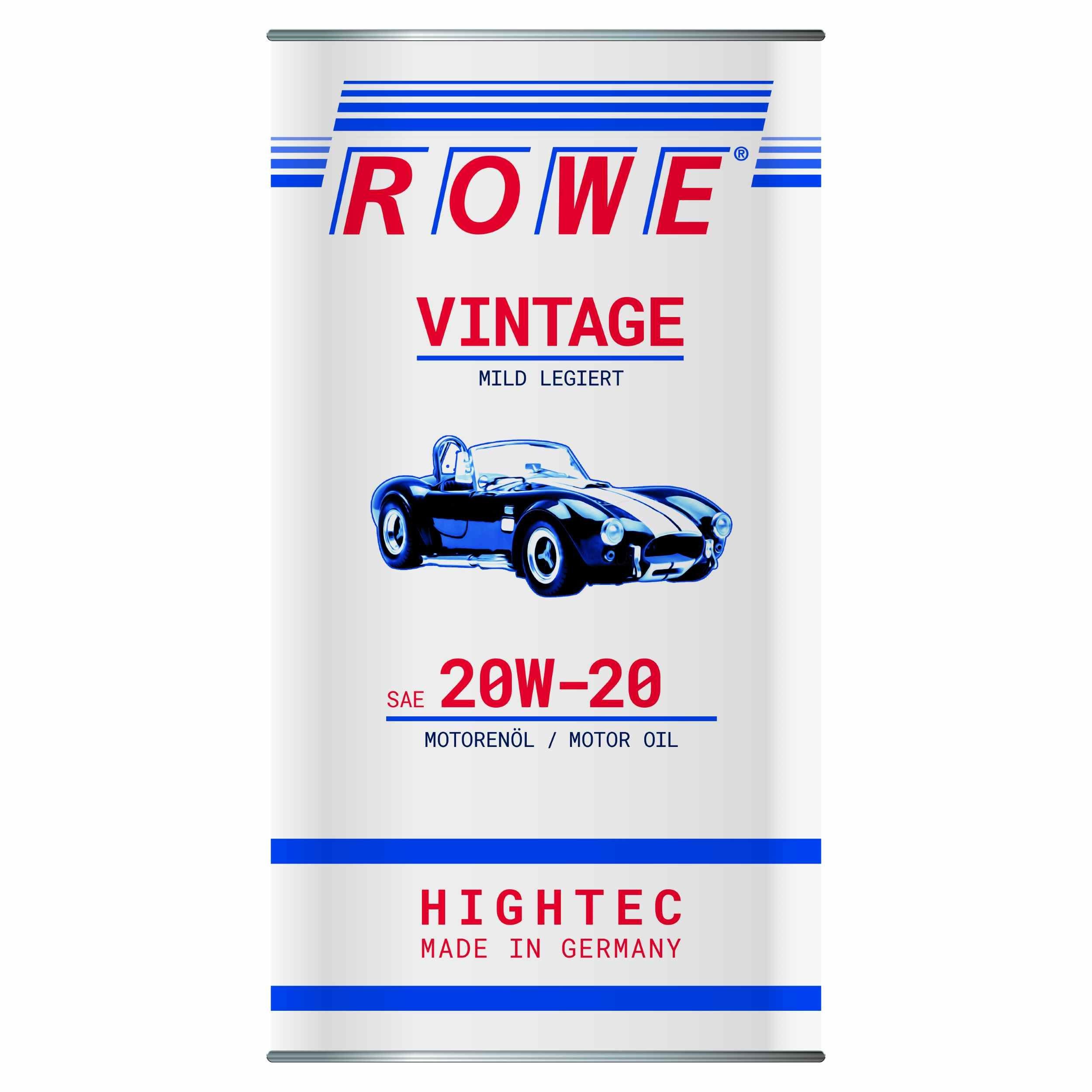 Bild von Rowe Hightec Vintage MILD LEGIERT 20W-20 5l Motoröl 20223-0050-99 MAZDA: 323C IV Hatchback, 626 III Saloon, 626 III Hatchback