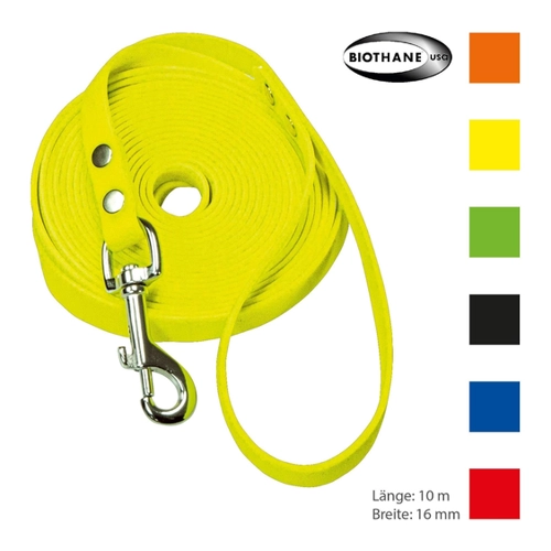Bild von Schecker Biothane® Schleppleine mit Handschlaufe, 10 m / 16mm