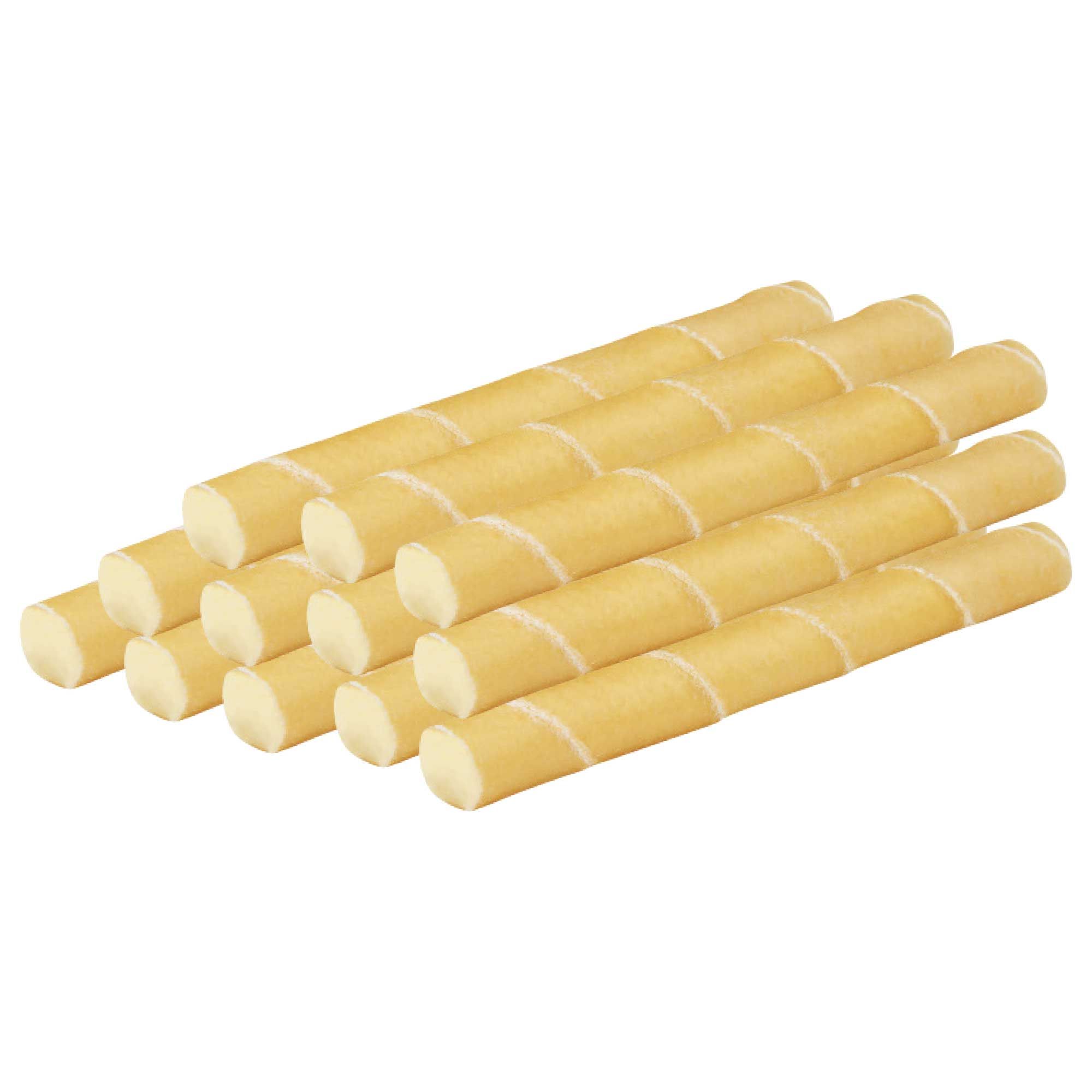 Bild von Schecker Gefüllte Kaurollen - leckere Büffelhaut Röllchen mit zart schmelzender Cremefüllung - 264 g (12 Stück) mit Käse