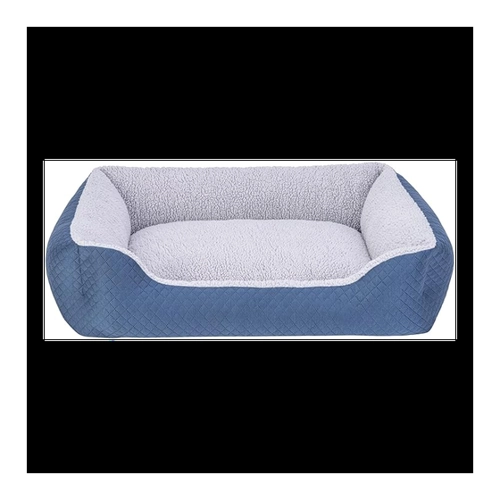 Bild von Schecker Hundebett Dornumersiel [75 x 60 cm - Dunkelblau / Grau]