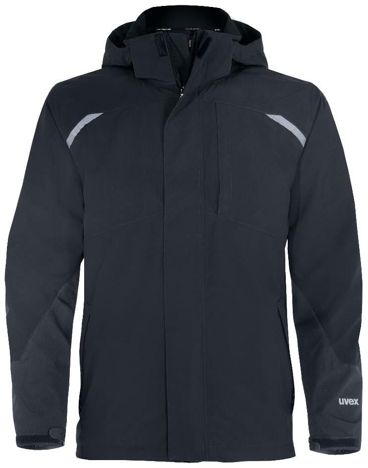 Bild von Uvex Safety, Arbeitsjacke, Wetterjacke uvex suXXeed craft schwarz, graphit L (L)