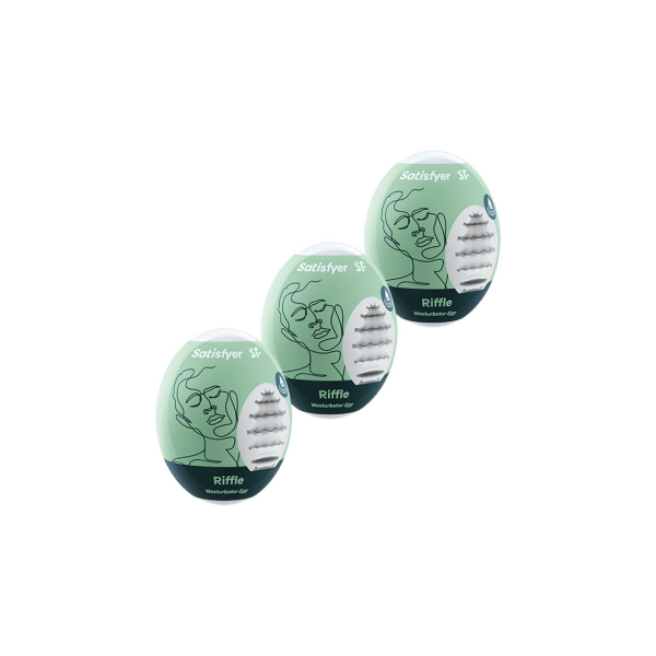 Bild von Riffle - Masturbator Egg Set - 3 Pieces - Light Green