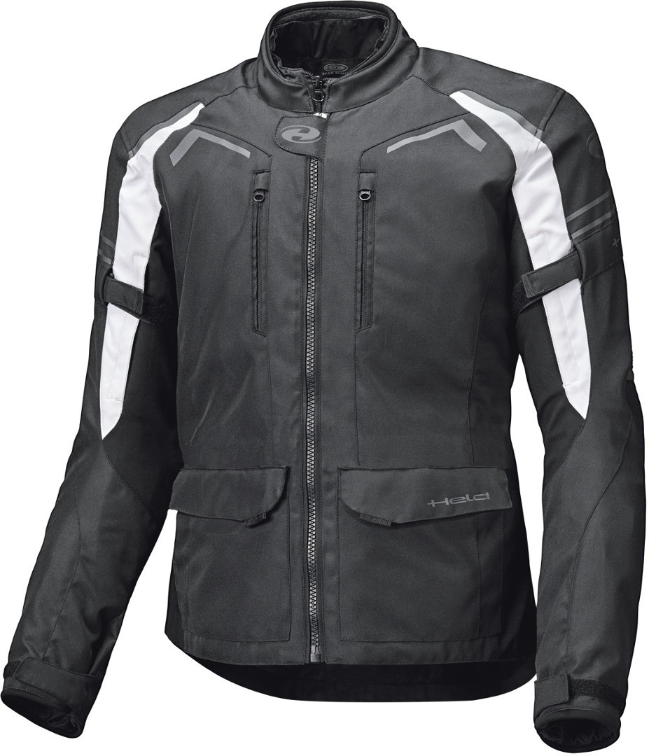 Bild von Held Kane wasserdichte Damen Motorrad Textiljacke, schwarz-weiss, Größe XS