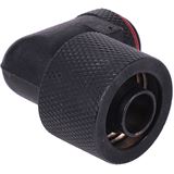 Bild von Aquatuning 16/10mm Anschraubtülle 90° drehbar, Wasserkühlung Anschluss, Schwarz
